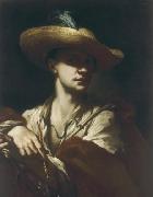 Francesco Caccianiga Self-portrait oil on canvas